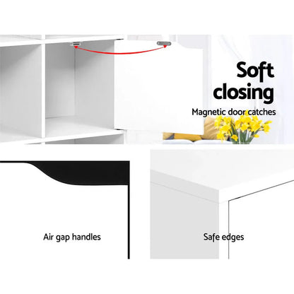 Artiss Bookshelf 8 Cube Shlef - DANA White - Mekamart Australia