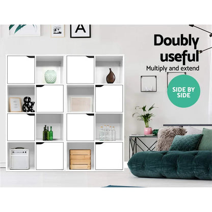 Artiss Bookshelf 8 Cube Shlef - DANA White - Mekamart Australia
