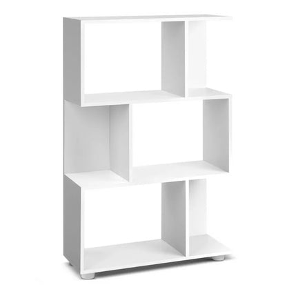 Artiss Bookshelf 3 Tiers - NINA White - Mekamart Australia