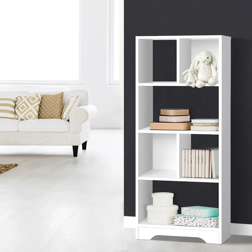 Artiss Bookshelf 6 Tiers - ANA White - Mekamart Australia