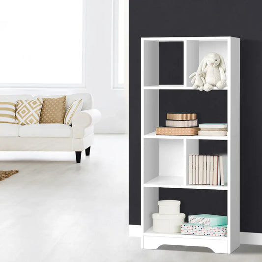 Artiss Bookshelf 6 Tiers - ANA White - Mekamart Australia