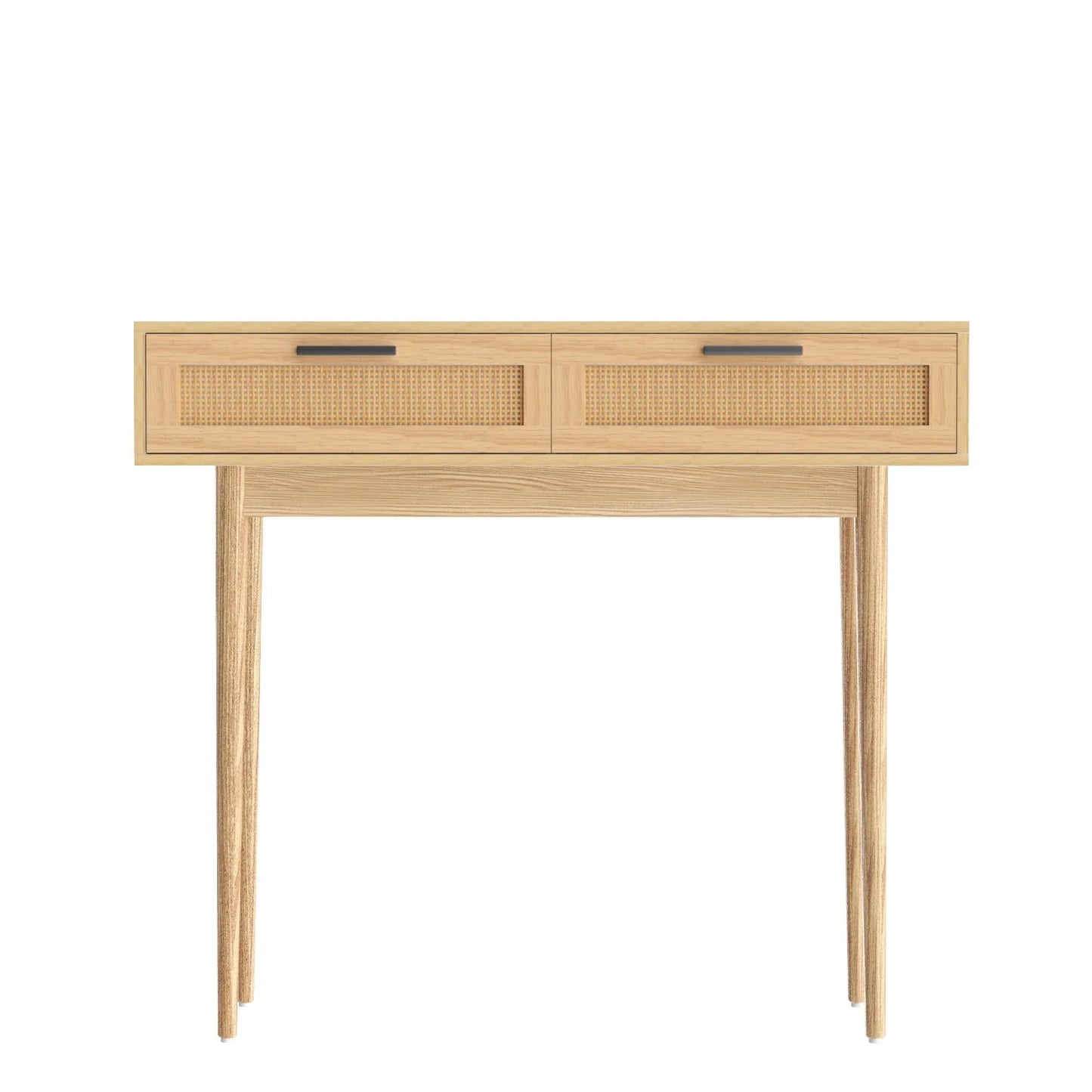 Artiss Console Table 2 Rattan Drawers - Mekamart Australia