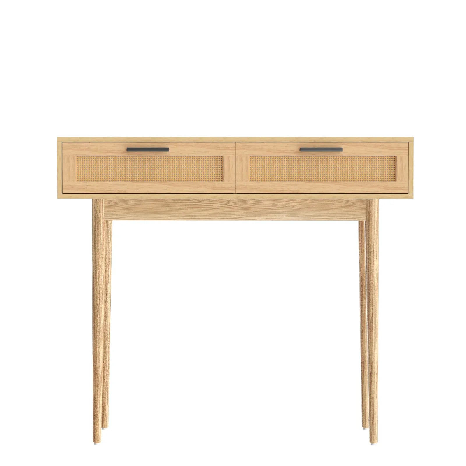 Artiss Console Table 2 Rattan Drawers - Mekamart Australia