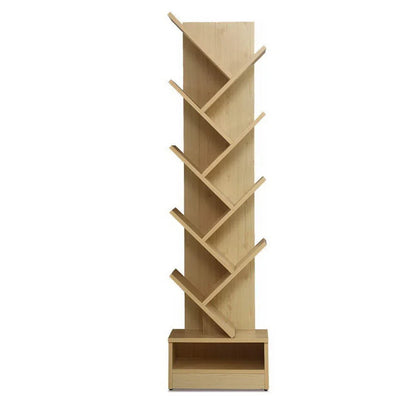 Artiss Tree Bookshelf 9 Tiers - ECHO Oak - Mekamart Australia