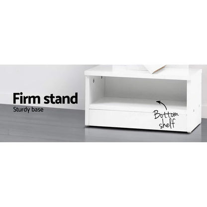 Artiss Tree Bookshelf 9 Tiers - ECHO White - Mekamart Australia