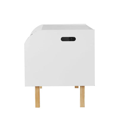 Keezi Kids Toy Box Chest Bookshelf Storage Children Bookcase Organiser Display - Mekamart Australia