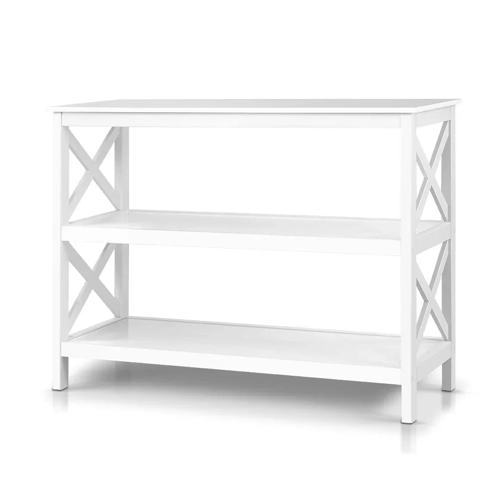Artiss Console Table 3-tier White Polly - Mekamart Australia