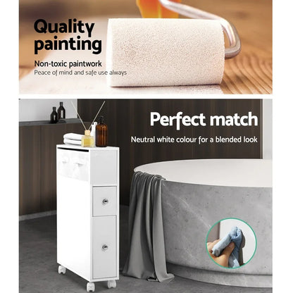 Artiss Bathroom Cabinet Storage Toilet Organiser - Mekamart Australia