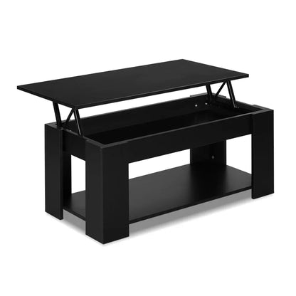 Artiss Coffee Table Lift-top Coffee Table Black - Mekamart Australia