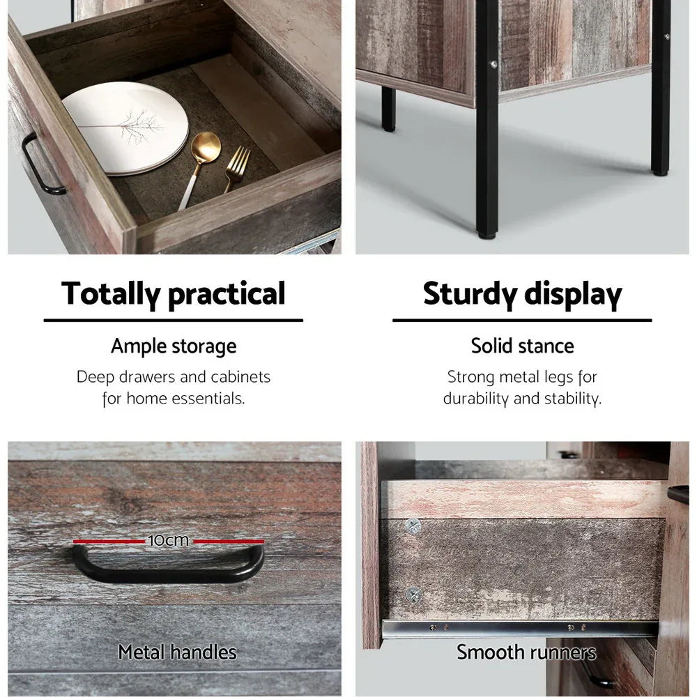Artiss Buffet Sideboard - BARNLY - Mekamart Australia