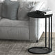 Artiss Coffee Table Side Table Round Black Martha - Mekamart Australia