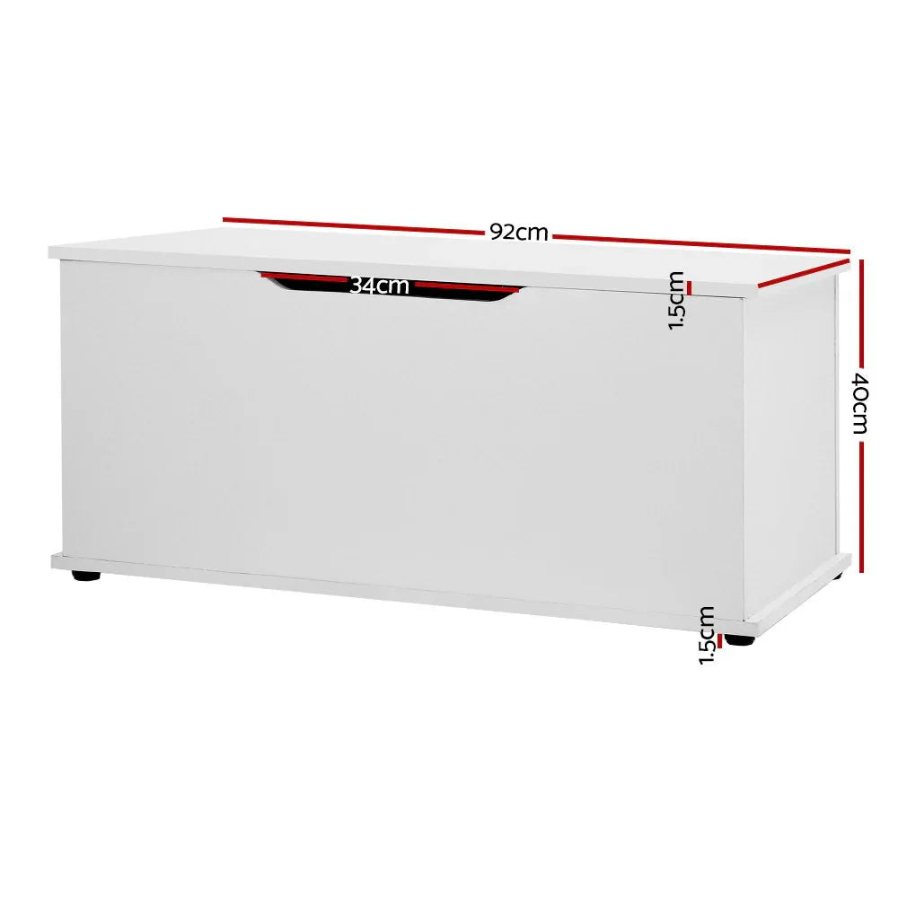 Keezi Kids Toy Box Chest Children Container Storage Clothes Organiser Cabinet - Mekamart Australia