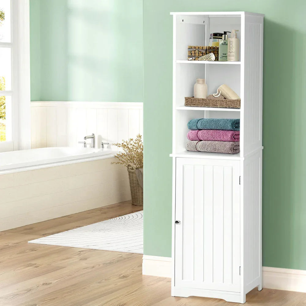 Artiss Bathroom Cabinet Storage 160cm White - Mekamart Australia