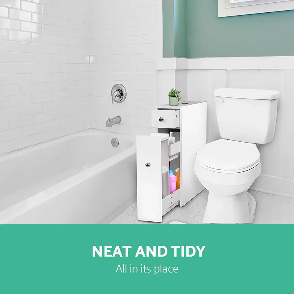 Artiss Bathroom Storage Cabinet Tissue Holder - Mekamart Australia