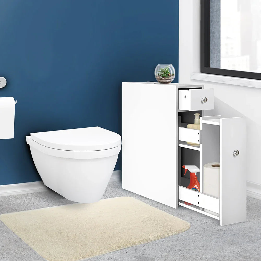 Artiss Bathroom Storage Cabinet Tissue Holder - Mekamart Australia