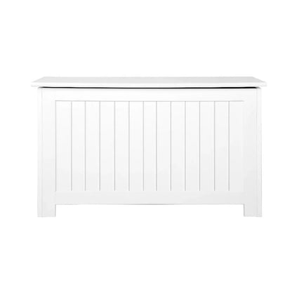 Keezi Kids Toy Box Chest Storage Blanket Children Clothes Room Organiser White - Mekamart Australia