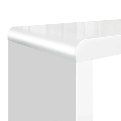 Artiss Nesting Coffee Table Set of 3 Glossy White - Mekamart Australia