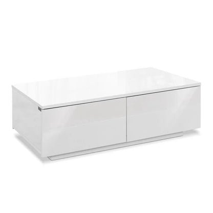 Artiss Coffee Table 4 Drawers White Trevi - Mekamart Australia