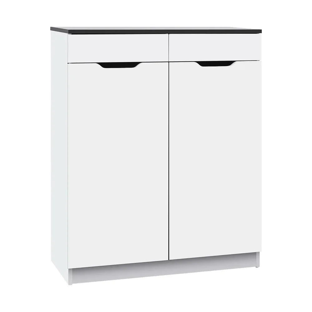 Artiss Shoe Rack Cabinet 30 Pairs White Eve - Mekamart Australia