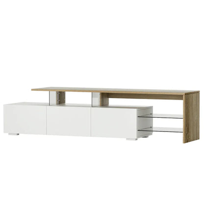Artiss TV Cabinet Entertainment Unit 180cm Wood White James - Mekamart Australia