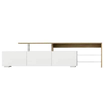 Artiss TV Cabinet Entertainment Unit 180cm Wood White James - Mekamart Australia
