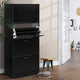 Artiss Shoe Rack Cabinet 60 Pairs 4 Doors - Black - Mekamart Australia