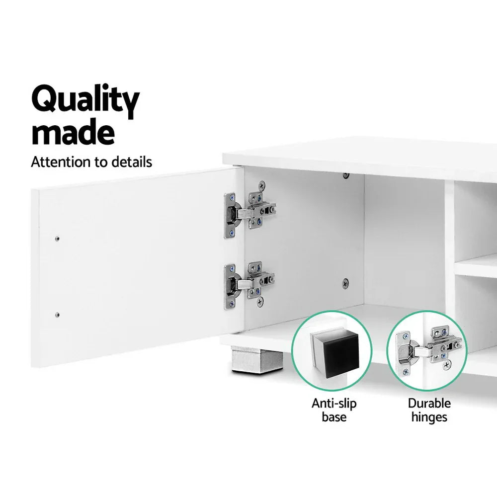 Artiss Entertainment Unit TV Cabinet 120cm White Dylan - Mekamart Australia