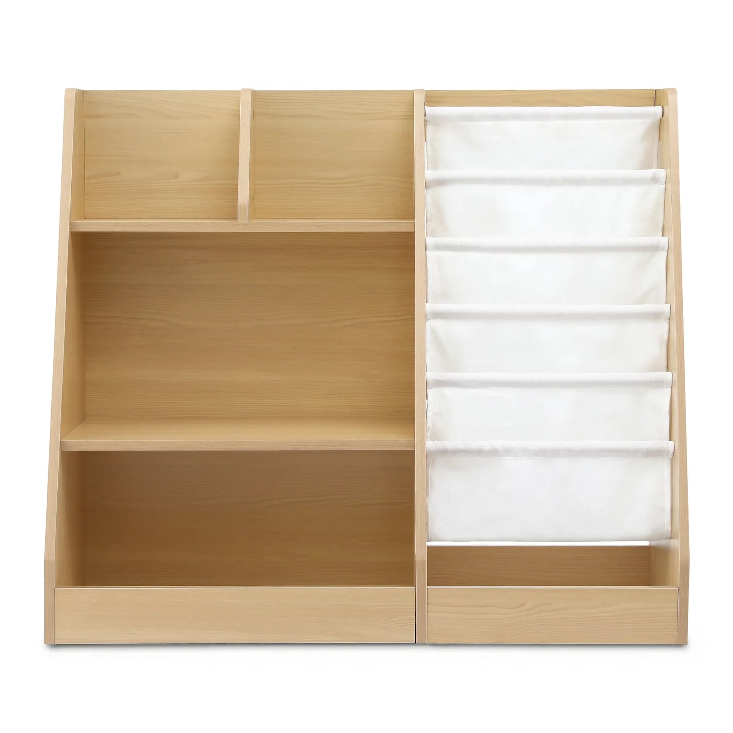 Keezi Kids Bookshelf Wood Bookcase Children Storage Rack Display Shelves Holder - Mekamart Australia