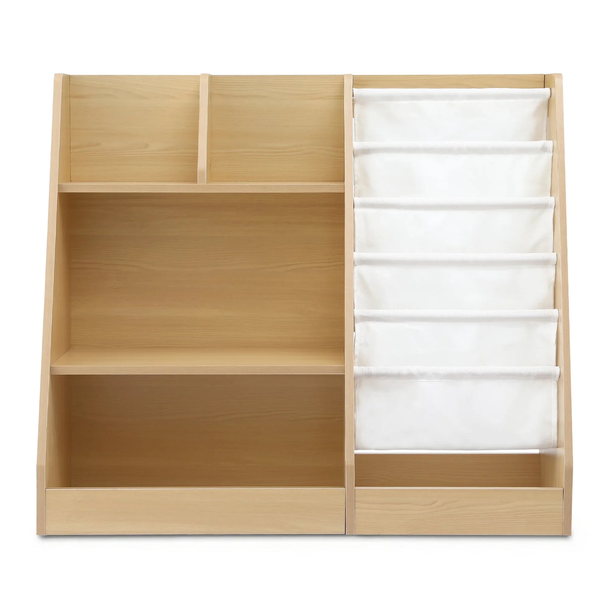 Keezi Kids Bookshelf Wood Bookcase Children Storage Rack Display Shelves Holder - Mekamart Australia