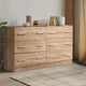 Artiss 6 Chest of Drawers - VEDA Pine - Mekamart Australia