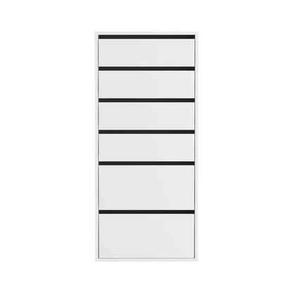 Artiss 6 Chest of Drawers Dresser Tallboy White - Mekamart Australia