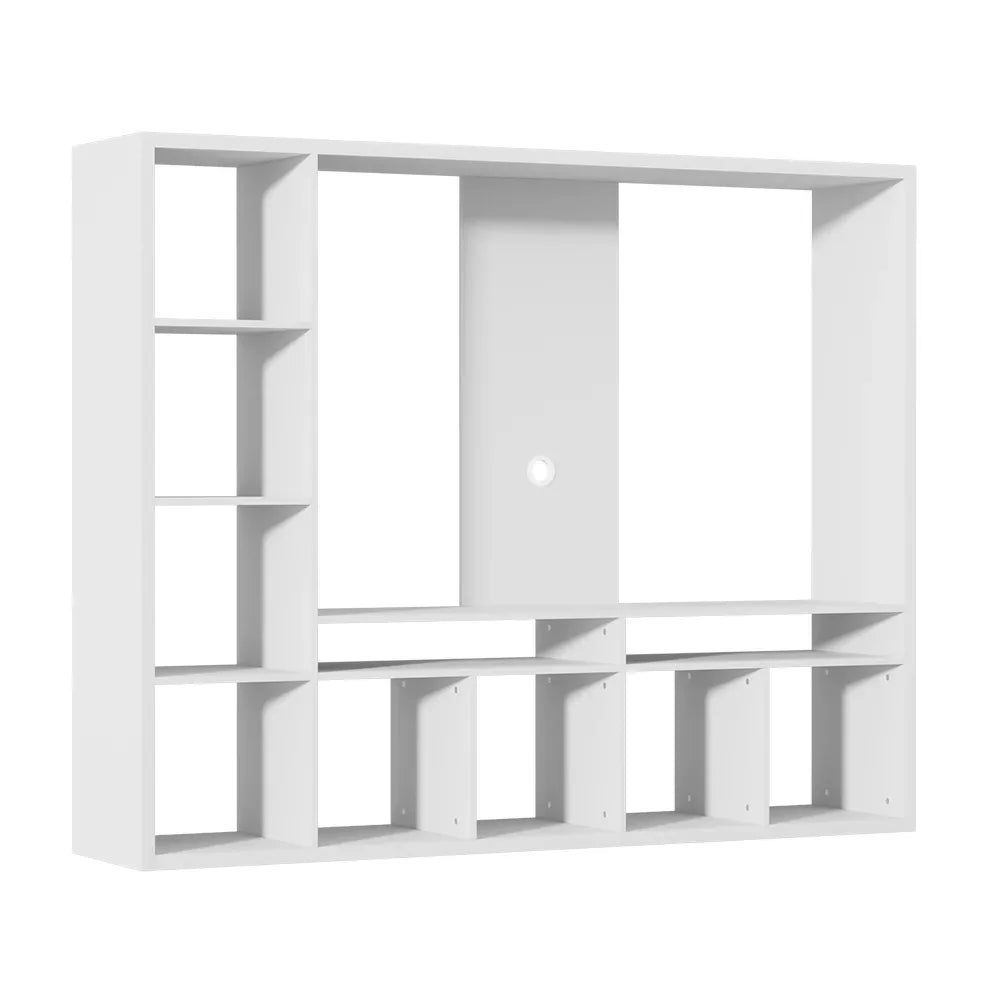 Artiss Entertainment Center Unit TV Stand TV Cabinet Open Shelves 183CM White - Mekamart Australia
