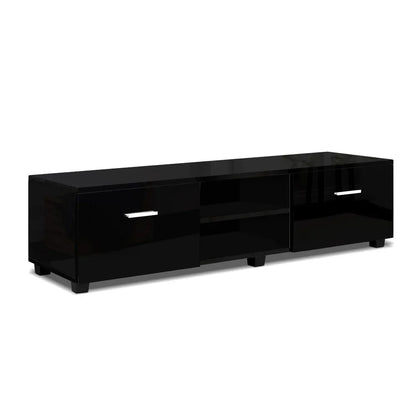 Artiss Entertainment Unit TV Cabinet 140cm Black Jim - Mekamart Australia