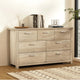 Artiss 7 Chest of Drawers - MAXI Pine - Mekamart Australia