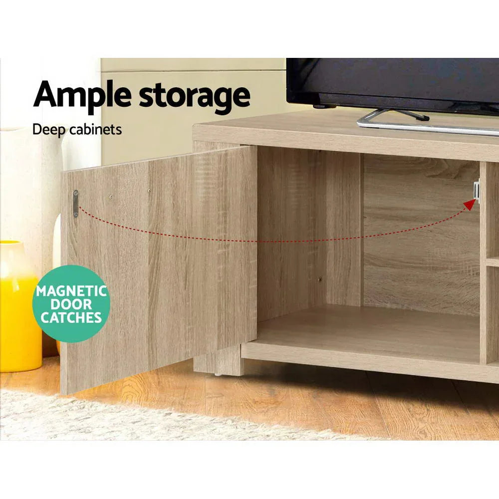 Artiss TV Cabinet Entertainment Unit 160cm Pine Maxi - Mekamart Australia