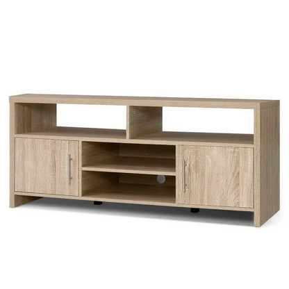 Artiss TV Cabinet Entertainment Unit 140cm Oak Ken - Mekamart Australia