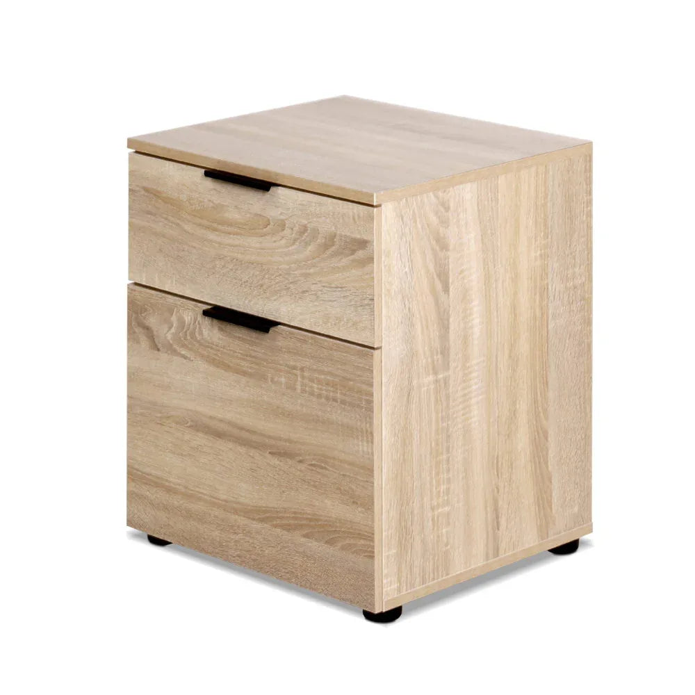 Artiss Filing Cabinet 2 Drawer Office Storage Organiser - Mekamart Australia