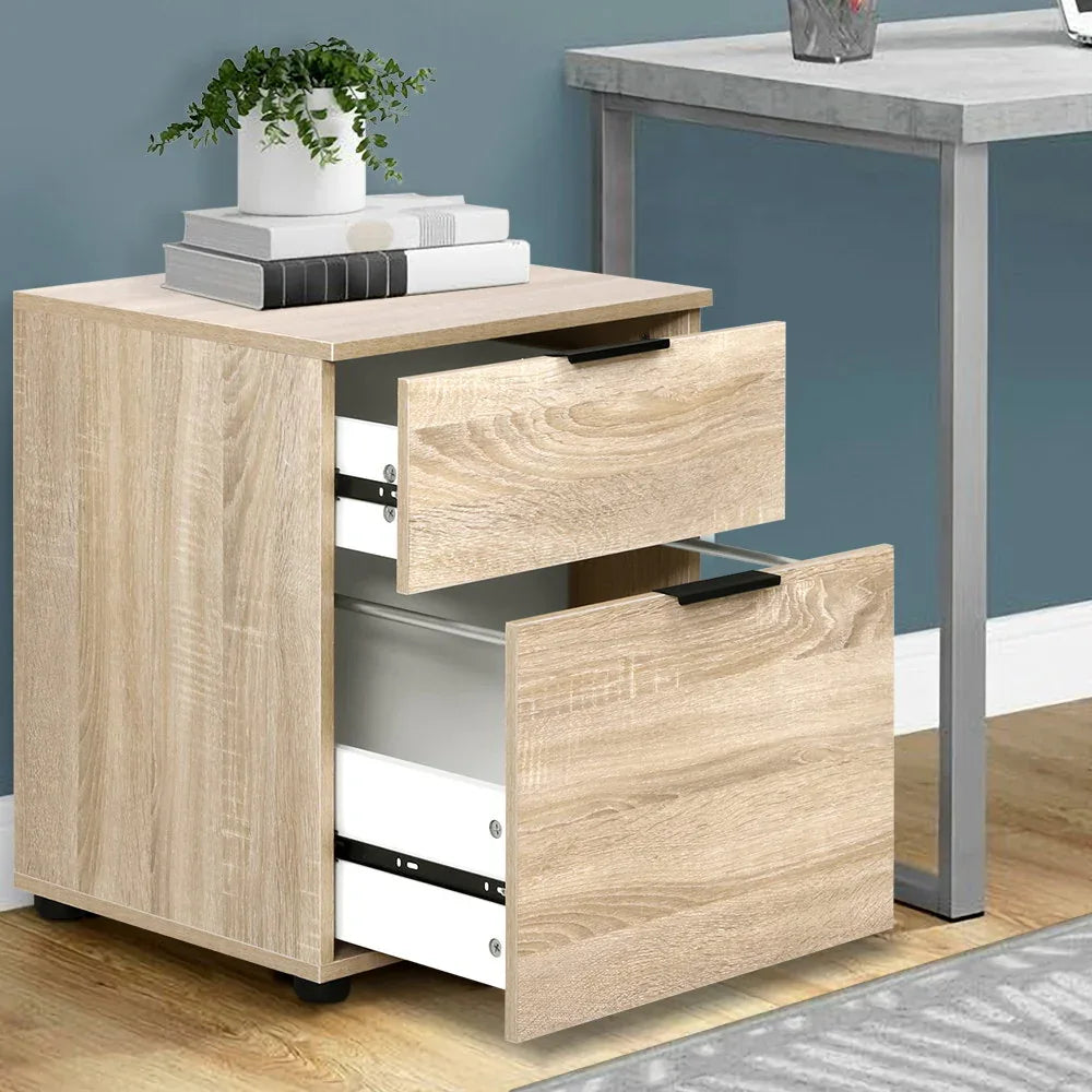 Artiss Filing Cabinet 2 Drawer Office Storage Organiser - Mekamart Australia