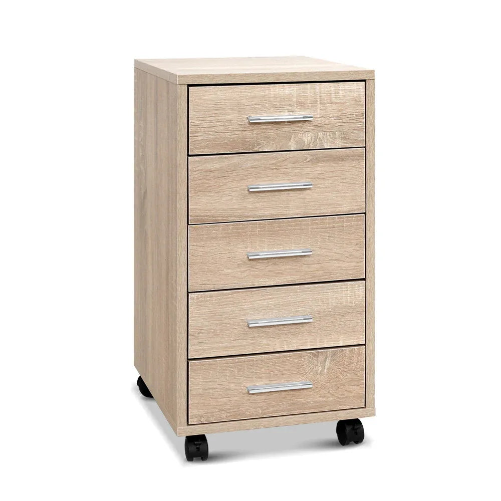 Artiss Filing Cabinet 5 Drawer Office Storage Organiser - Mekamart Australia