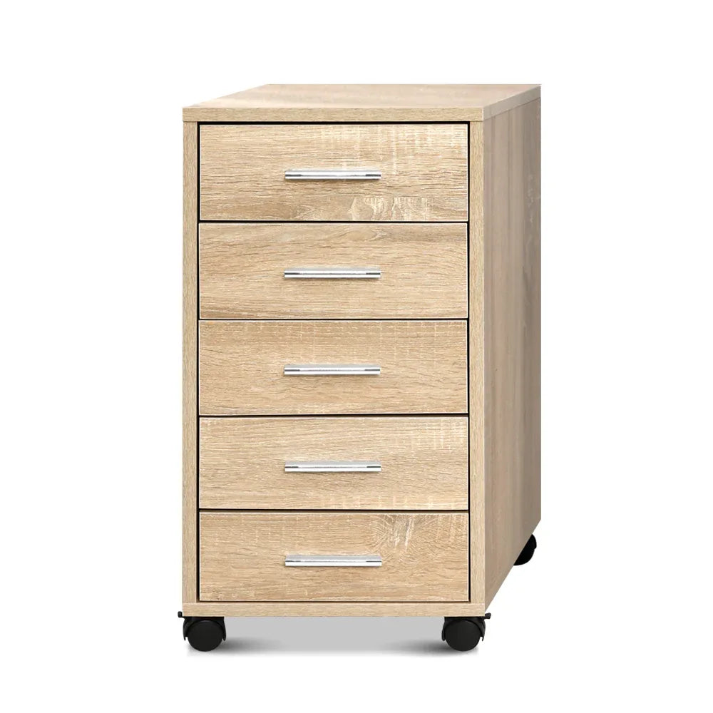 Artiss Filing Cabinet 5 Drawer Office Storage Organiser - Mekamart Australia
