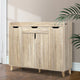 Artiss Shoe Rack Cabinet 26 Pairs Adjustable Pine Cissy - Mekamart Australia