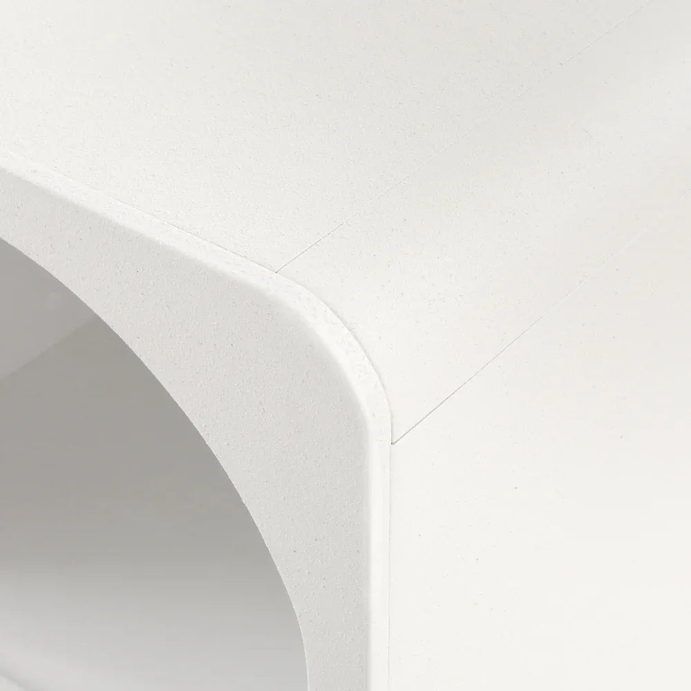 Artiss Bedside Table Shelves Side End Table Storage Nightstand White ARCHED - Mekamart Australia