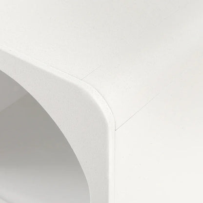 Artiss Bedside Table Shelves Side End Table Storage Nightstand White ARCHED - Mekamart Australia