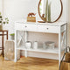 Artiss Console Table 2 Drawers 100CM White Chole - Mekamart Australia