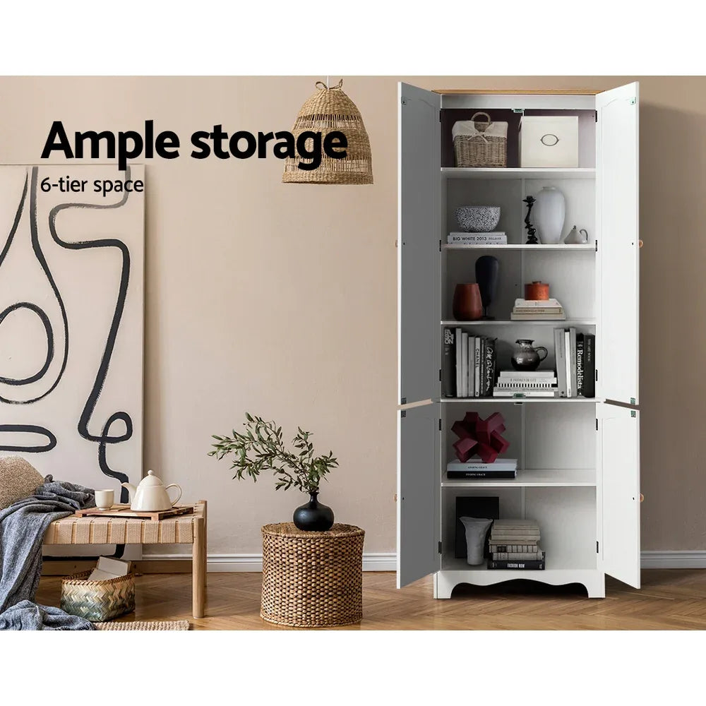 Artiss Buffet Sideboard 4 Doors - BERNE White - Mekamart Australia