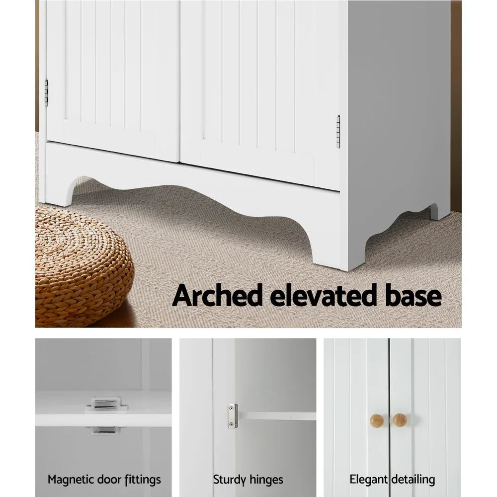 Artiss Buffet Sideboard 4 Doors - BERNE White - Mekamart Australia