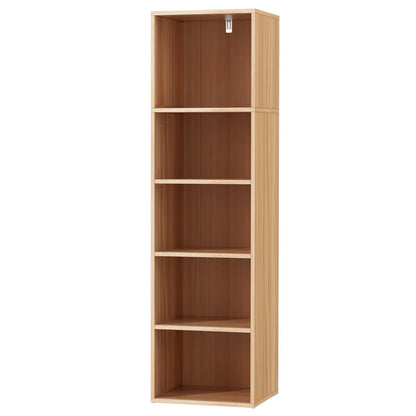 Artiss Bookshelf 5 Tiers MILO Pine - Mekamart Australia