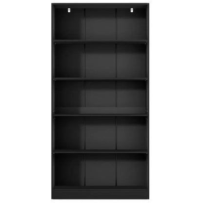 Artiss Bookshelf 5 Tiers ANTON Black - Mekamart Australia