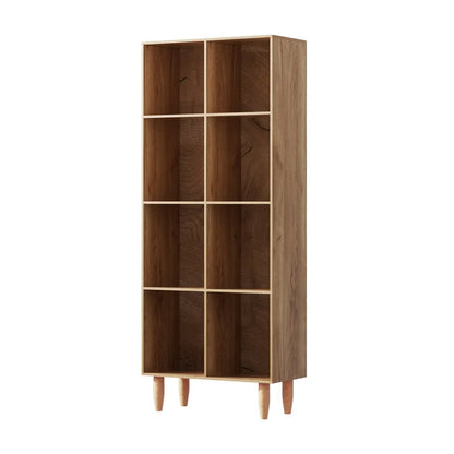 Artiss Bookshelf Bookcase 4 Tiers LEOR Walnut - Mekamart Australia