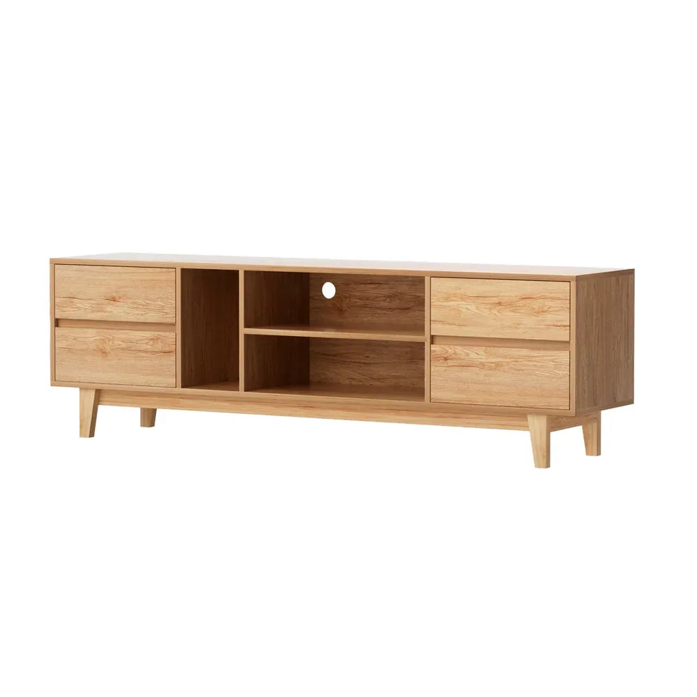 Artiss Entertainment Unit Stand TV Cabinet Storage Drawer Shelf 180cm Wooden - Mekamart Australia